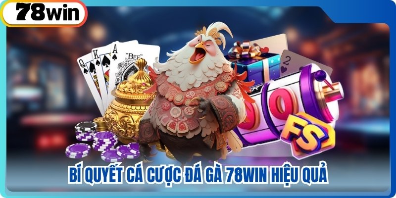 Bí quyết cá cược đá gà 78WIN hiệu quả